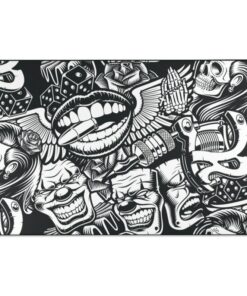 Tattoo Salon Decor Area Rugs Tattoo Artist Gift Tattoo Gift Decor Room Design