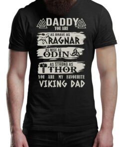Viking Dad Thor Ragna Odin T-Shirt Epic Valhalla Vikings Tee Shirt Norway Norse Mythology Viking Shirt Fathers day Daddy
