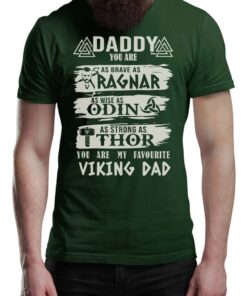 Viking Dad Thor Ragna Odin T-Shirt Epic Valhalla Vikings Tee Shirt Norway Norse Mythology Viking Shirt Fathers day Daddy