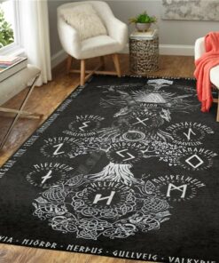 Yggdrasilorse Mythology Viking Area Rug