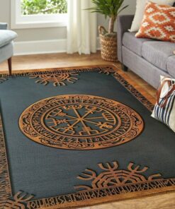 Rune Vegvisir Vikingorse Mythology Viking Area Rug