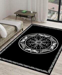 Valknutorse Scandinavian Viking Area Rug