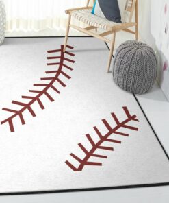 Baseball Rug for Bedroom, Baseball Area Rug