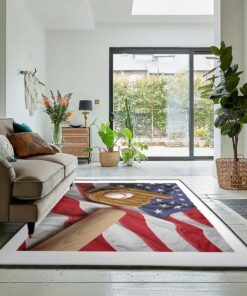 Baseball Indoor Outdoor Rugs, Baseball Rug