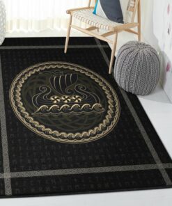 Ship Rug, Viking Ship Rug Personalized Carpet Viking