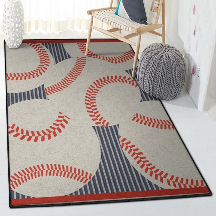 Baseball Modern Rugs, Baseball Rug