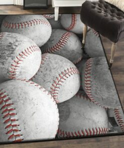 Baseball America Bedroom Rugs, Baseball Area Rug