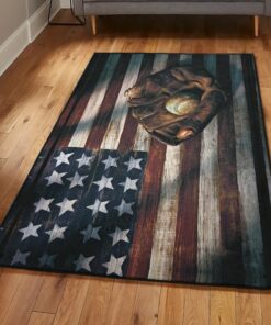 Baseball America Large Area Rugs, Baseball Rug