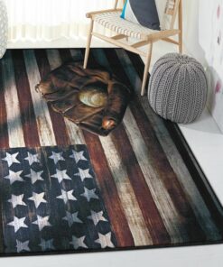 Baseball America Large Area Rugs, Baseball Rug