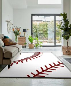 Baseball Bat Washable Rugs, Baseball Rug