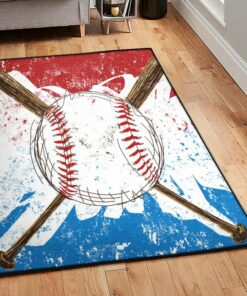 Baseball Playroom Rug, Baseball Rug
