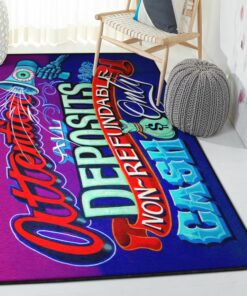 Tattoo Shop Policy Rug For Living Room Bedroom Decor