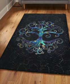 Viking Life Rugs, Tree Of Life Viking Rug Personalized Carpet Viking