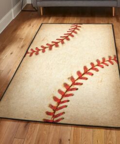 Baseball Area Rugs, Baseball Rectangle Rug