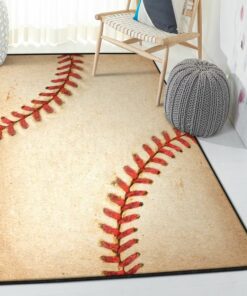 Baseball Area Rugs, Baseball Rectangle Rug