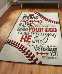 Baseball Modern Rugs, Baseball Rug for Bedroom, Living Room Home Décor