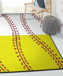 Baseball America Bedroom Rugs, Baseball And Softball Rug