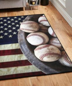 Home Run Modern Rugs, Baseball Rug