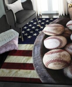 Home Run Modern Rugs, Baseball Rug