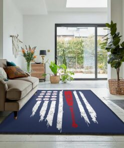 Usa Large Area Rugs, Baseball American Flag Rug