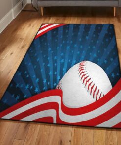 Usa Area Rugs, American Baseball Rug