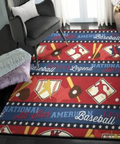 Baseball America Modern Rugs, Baseball Rug