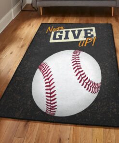 Baseball Bat Art Deco Rug, Baseball Rugs