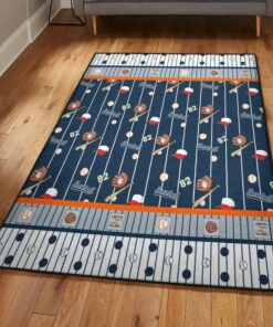 Baseball Bat Cool Rugs, Baseball Rug