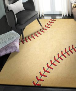 Baseball Bat Large Area Rugs, Vintage Baseball Rug