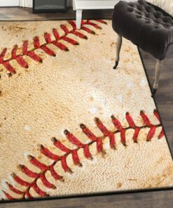 Baseball Bat Area Rugs For Living Room, Baseball 5 Rug