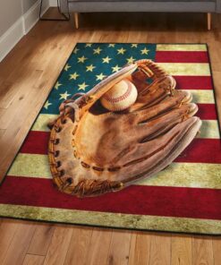 Baseball Area Rugs For Living Room, Baseball Rug