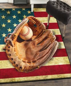 Baseball Area Rugs For Living Room, Baseball Rug