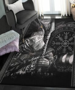 Viking Life Rugs, Viking Pullover Rug Personalized Carpet Viking