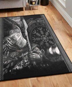Viking Life Rugs, Viking Pullover Rug Personalized Carpet Viking