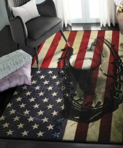 Baseball America Modern Rugs, Baseball Rug for Bedroom