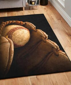 Baseball Bat Area Rugs For Living Room, Baseball Rug