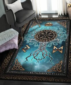 Viking Rugs, Yggdrasil Viking Rug Personalized Carpet Viking