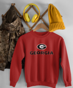 Georgia Bulldogs Tee Shirt Hoodie - S - 5XL - White - University SEC Championship UGA Football