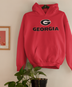 Georgia Bulldogs Tee Shirt Hoodie - S - 5XL - White - University SEC Championship UGA Football