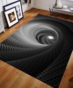 Vortex Illusion Rug 3D Vortex Rug, Rugs for bedroom