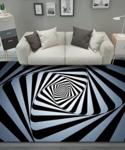 3D Vortex Illusion Carpet, 3d Rugs for Living Room