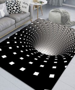The Vortex Rug, 3D Vortex Illusion Carpet for Bedroom
