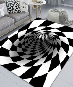 The Vortex Rug, 3D Vortex Illusion Carpet for Living Room