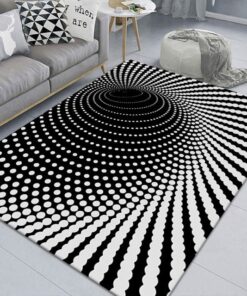 3D Vortex Illusion Carpet, The Vortex Rug
