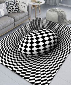 The Vortex Rug, 3D Vortex Illusion Area Rugs