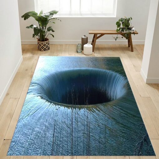 Optical Illusion Rug, Vortex Illusion Rug Home Decor