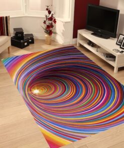 Custom Optical Illusion Rug, 3D Optical Illusion Water Rug