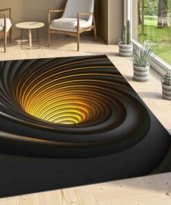 Vortex Rug , 3D Vortex Illusion Non Slip Rug, Vortex Illusion Rug