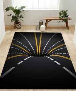 3D Vortex Highway Rug, 3D Illusion Rug, Optical Illusion, 3D Vortex Rug, Vortex Rug, Vortex Illusion Carpet, 3D Effect, Optical Illusion Rug