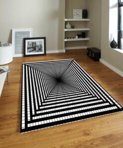 Vortex Rug, Home Decor Rugs, 3D Vortex Illusion Rug, Gift For Him